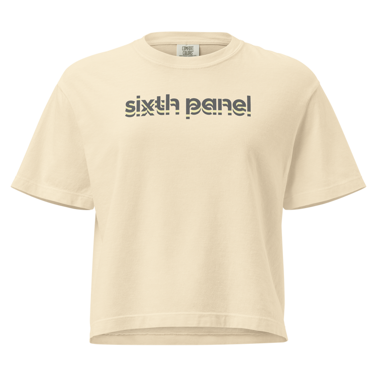 Women’s Gray Alt Staple Tee, ivory, front