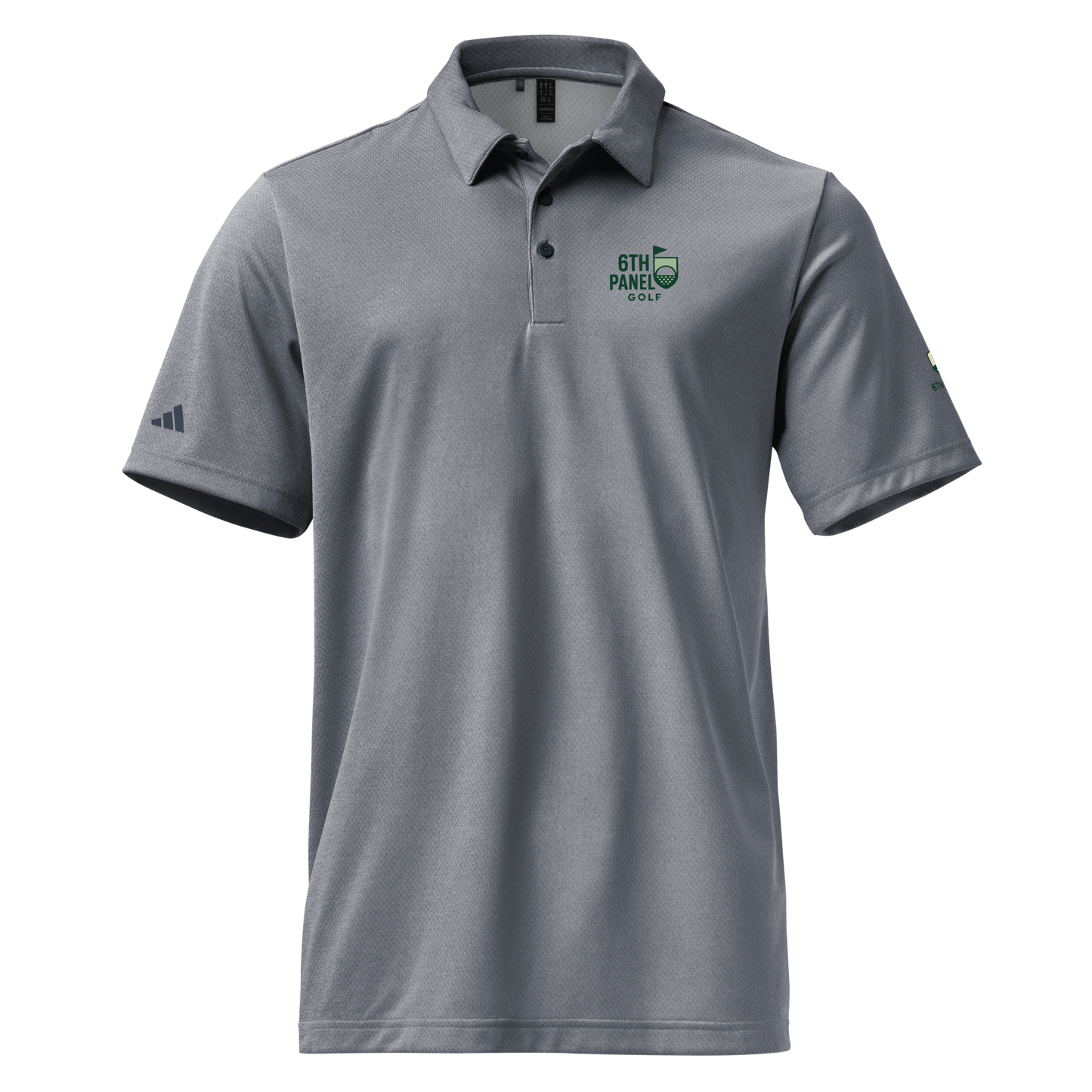 6th Panel Dunk Golf Polo, regular fit performance polo with 6th Panel sleeve badge