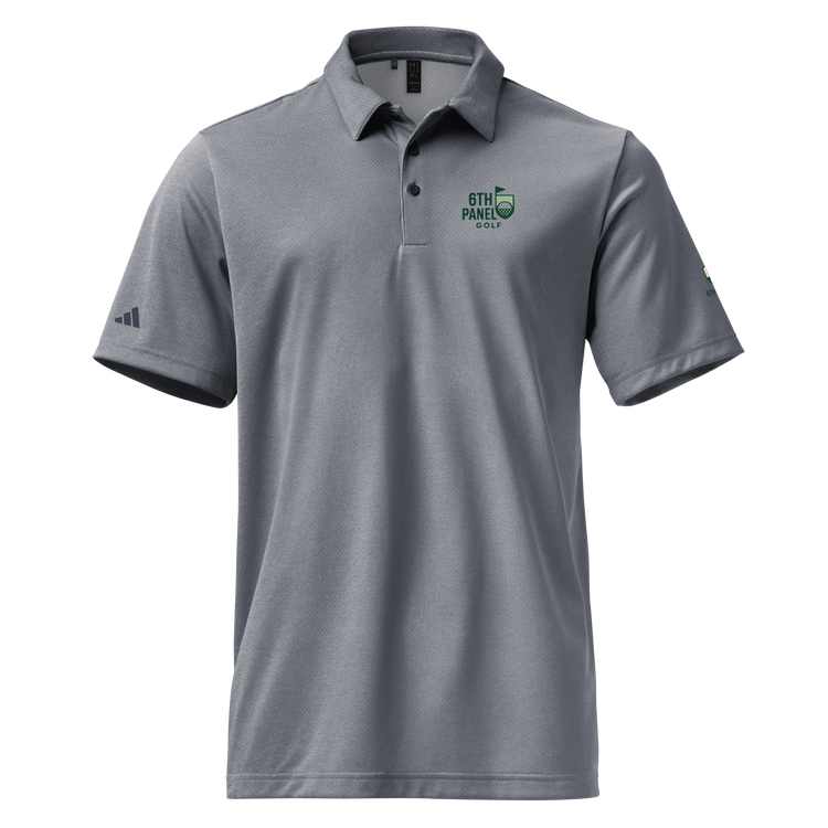 6th Panel Dunk Golf Polo with 6th Panel sleeve badge and adidas performance polo styling