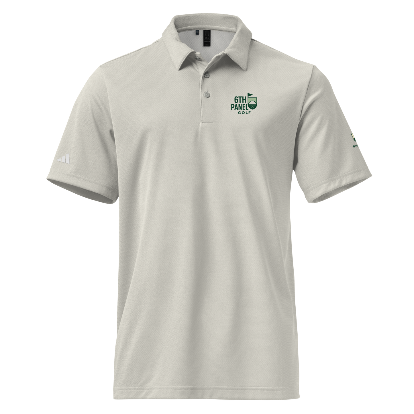 6th Panel Dunk Golf Polo, regular fit performance polo with 6th Panel sleeve badge