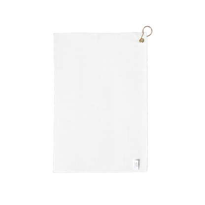 6th Panel Golf Towel in soft absorbent microfiber for clubs hands and golf bag use